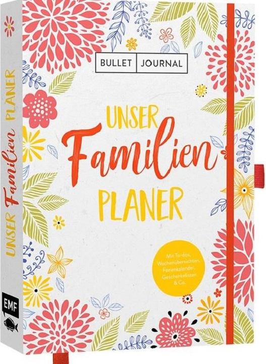 Actual product image Bullet Journal - Our Family Planner: With Pen Holder, Ribbon and Closure (21.6 x 15.3 cm, Plain, Hardcover)