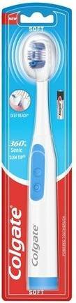 Immagine prodotto Colgate Spazzolino 360 Batteria Punta del filo interdentale (Panni pulizia)