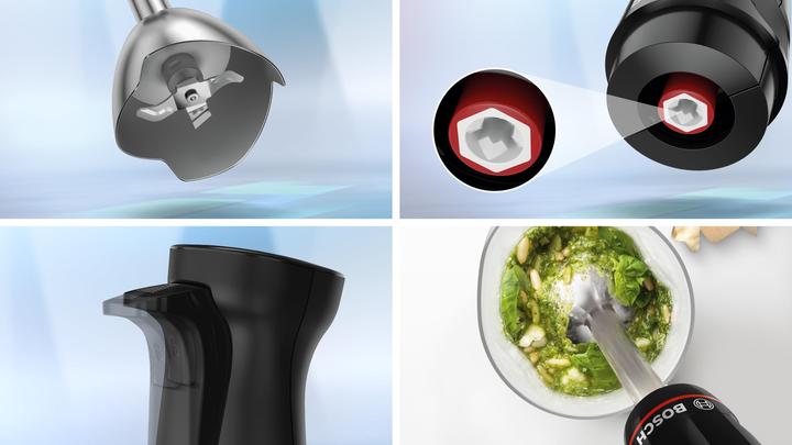 Actual product image Bosch Hausgeräte Series 4 MSM4B621 - ErgoMaster staafmixer - 1000W - Zwart (EU plug)