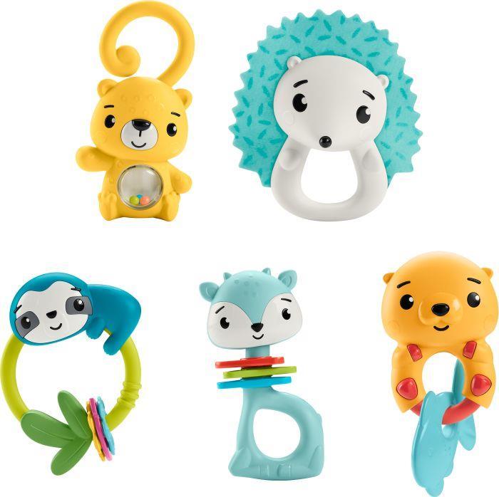 Actual product image Fisher-Price Animal activity teething rings assorted