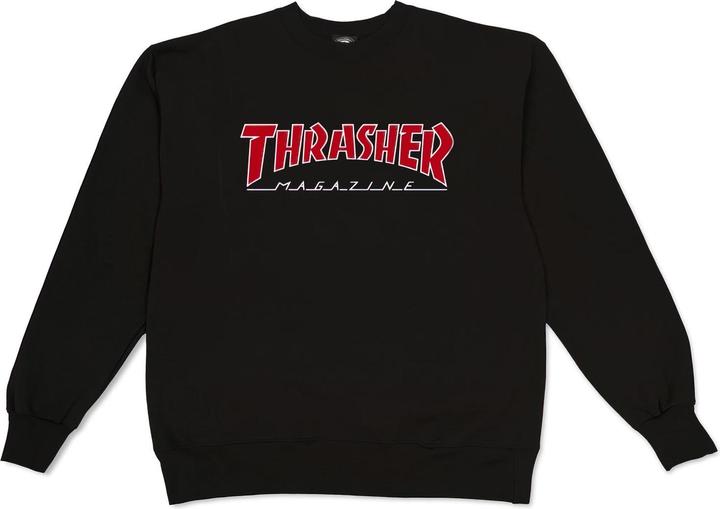 Thrasher Outline Logo Crew Sweater (L)