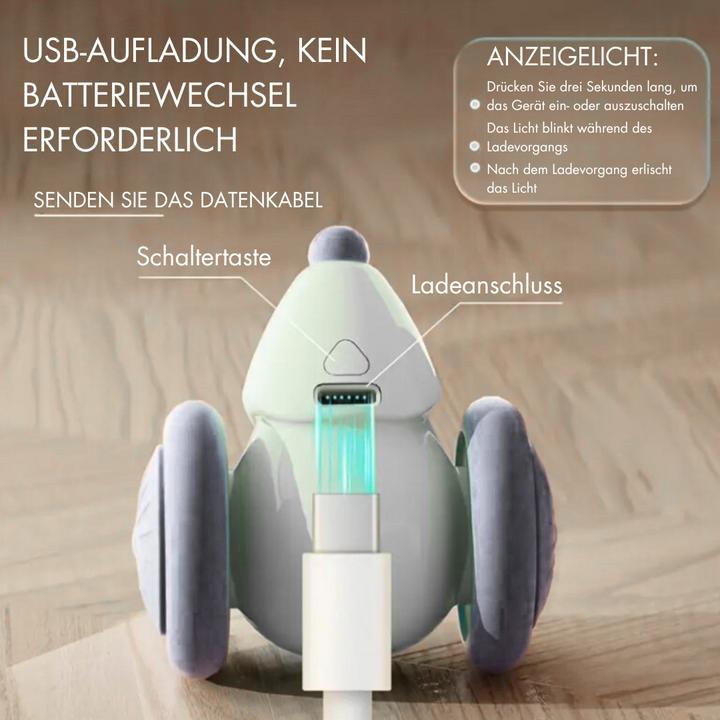 Produktbild Suba Interaktives Katzenspielzeug, LED-Leuchtmaus, Elektrische, USB Aufladbar (Spielmaus Katze)
