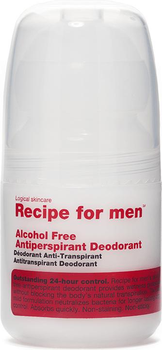 Actual product image Recipe for men Antiperspirant Deodorant (Alcohol Free) (Roll-on, 60 ml)