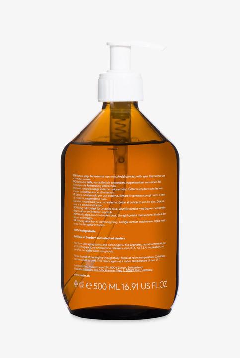 Actual product image Soeder* Natural Soap Grass Roots (Liquid soap, 500 ml)