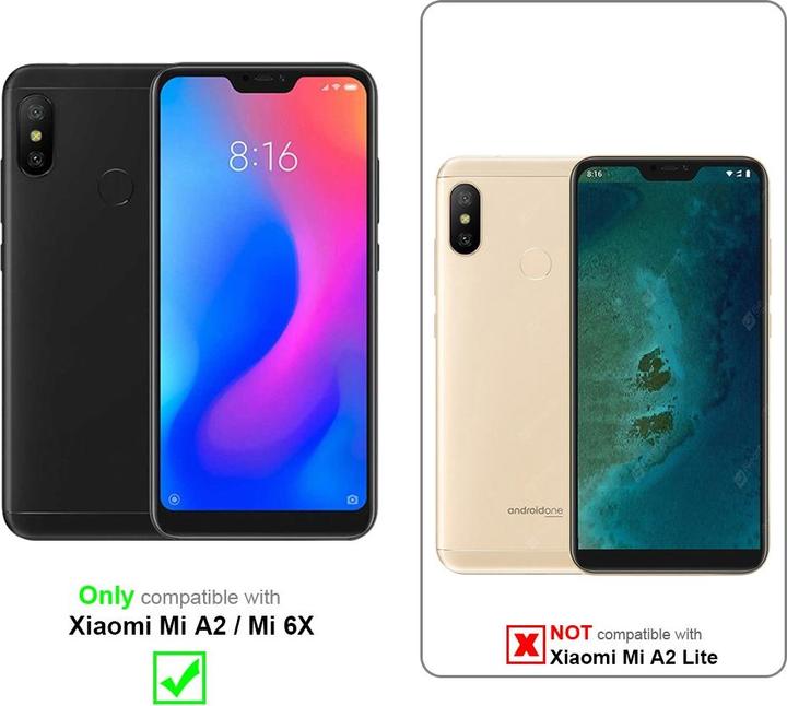 Actual product image Cadorabo Case for Xiaomi Mi A2 / Mi 6X with belt clip (Xiaomi Mi A2 Lite?, Xiaomi Mi 6X)