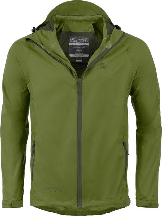 Highlander Stow & Go Olive Packaway Jkt - M (M)