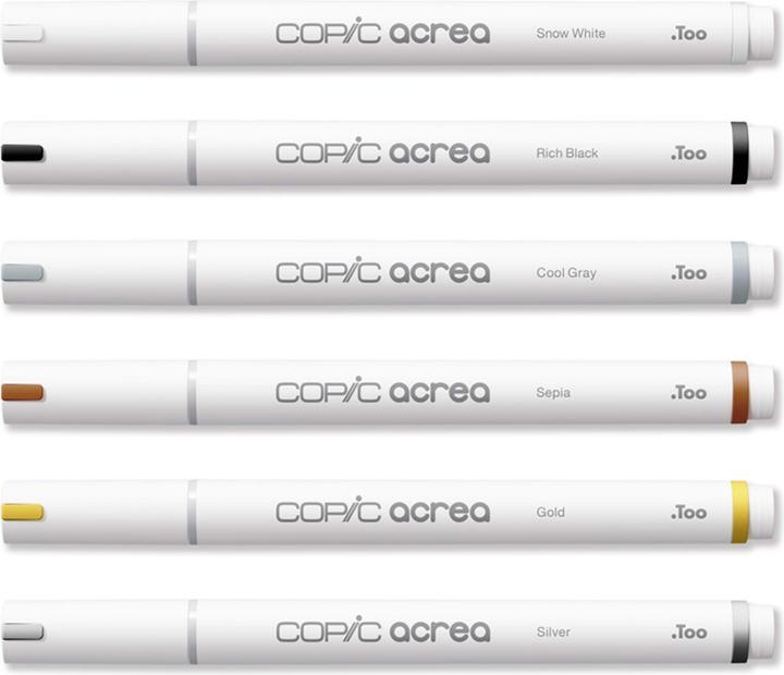 Produktbild Copic Marker acrea Set Essentials (Multicolor, 0.80 mm, 6 x)