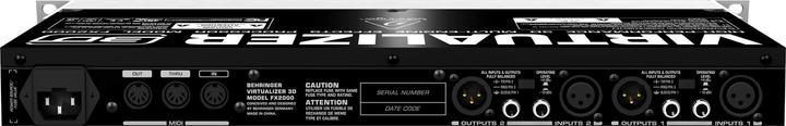 Image du produit Behringer Virtualizer 3D FX2000 (Multi-effet)