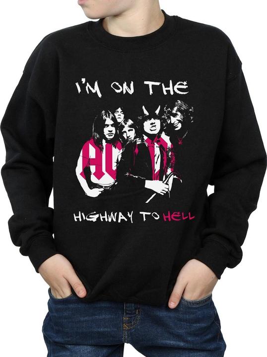 Produktbild AC/DC I'm On The Highway To Hell Sweatshirt Jungen (140, 146)