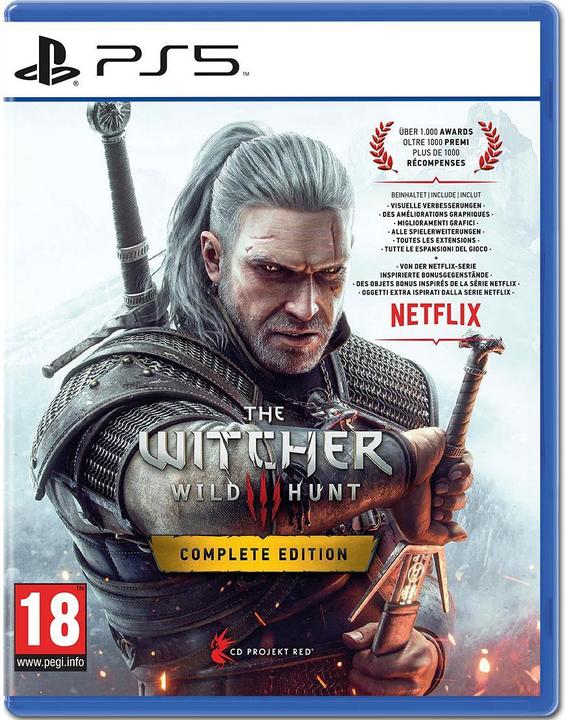 Actual product image The Witcher 3 : Wild Hunt - Complete Edition (PS5, DE, IT, FR)