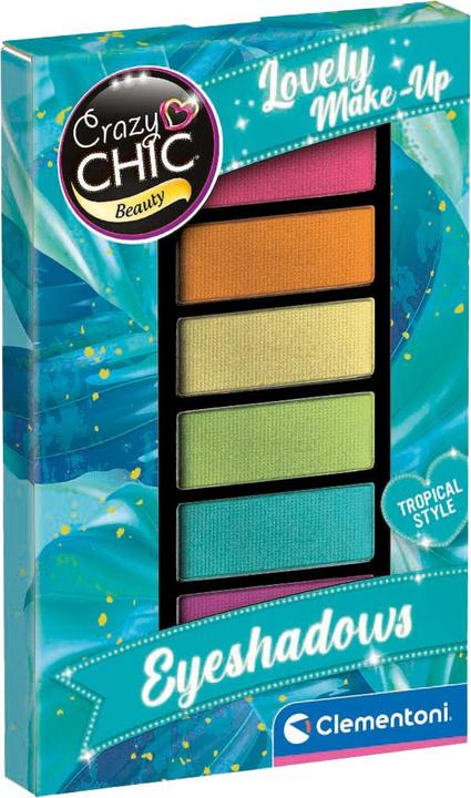Productafbeelding Clementoni Crazy Chic Lidschatten Tropical, 8Stk.