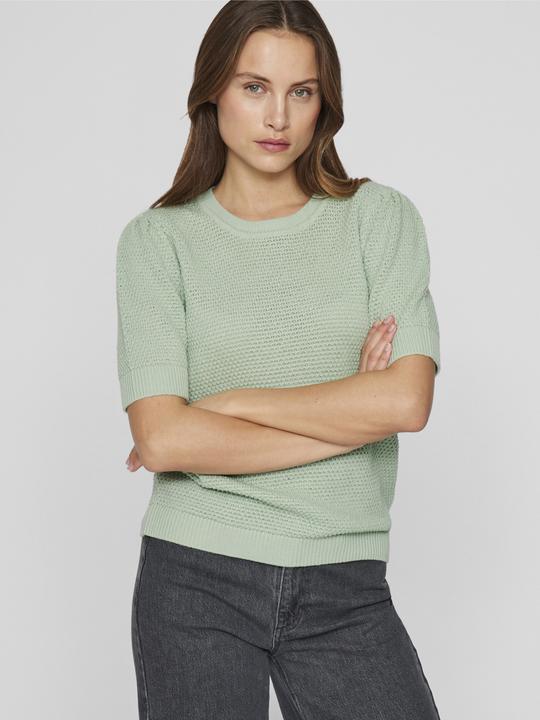 Actual product image Vila Short sleeve knitted top (M)