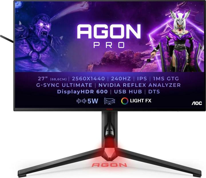 Actual product image AOC Agon Pro AG274QS (2560 x 1440 pixels, 27")
