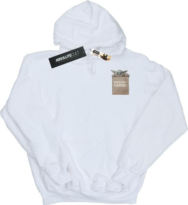 Star Wars The Mandalorian Precious Cargo Faux Pocket Kapuzenpullover (M)