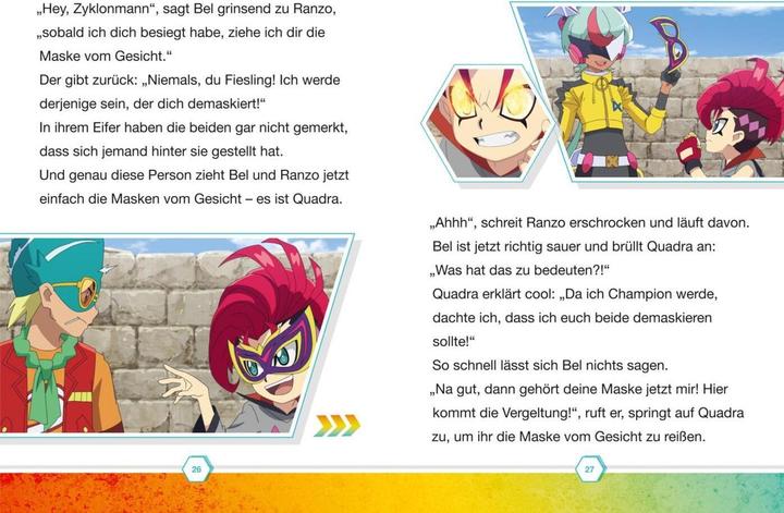 Immagine prodotto BEYBLADE BURST QUADSTRIKE: Donner und Blitz! Kraft der Elemente! (Tedesco, Nelson, 2024)