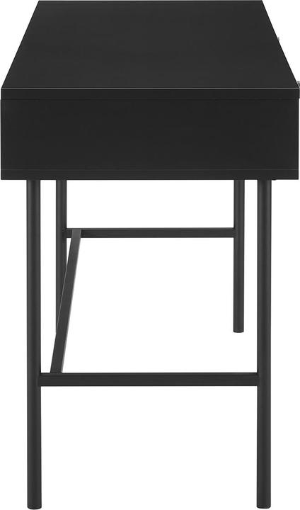 Image du produit SalesFever Bureau plaqué bois véritablex75 noir (120 x 50 x 75 cm)