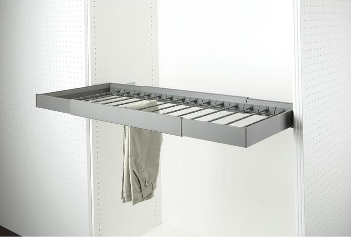Actual product image Servetto Pull-out frame front/rear profile Papillon 560 - 800 mm anthracite (1 pcs.)