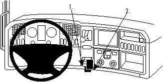 Actual product image Brodit ProClip for Scania G-/R