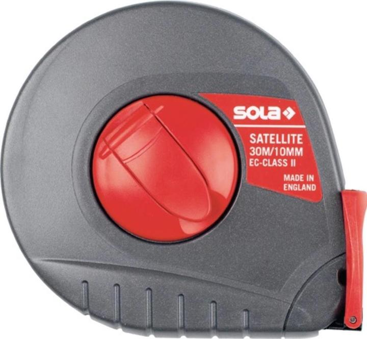 Actual product image Sola Messwerkzeuge Capsule tape measure SATELLITE Length 10 m Band width 10 mm mm/mm EG II Plastic Steel tape measure (10 m)