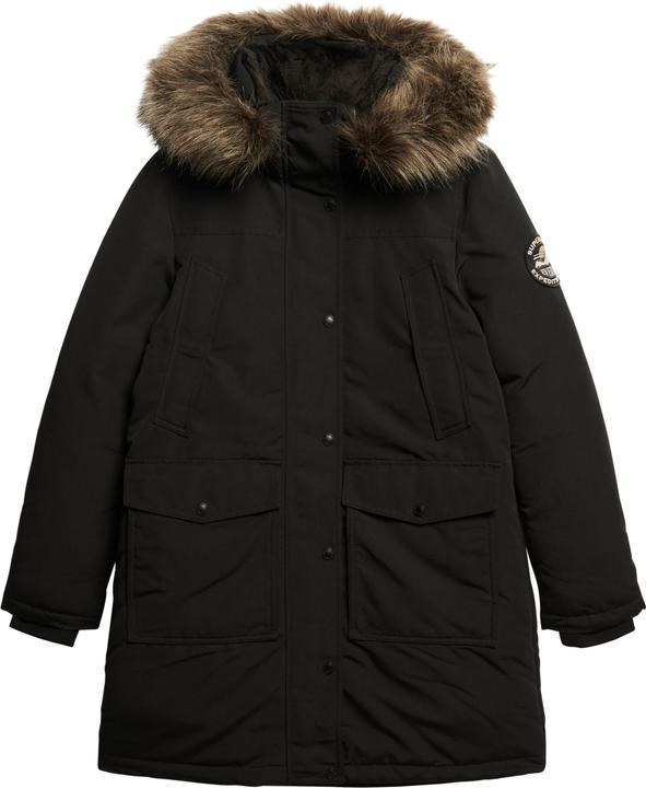 Superdry EVEREST FAUX FUR PARKA JACKET Dames Jas - Maat M (12)