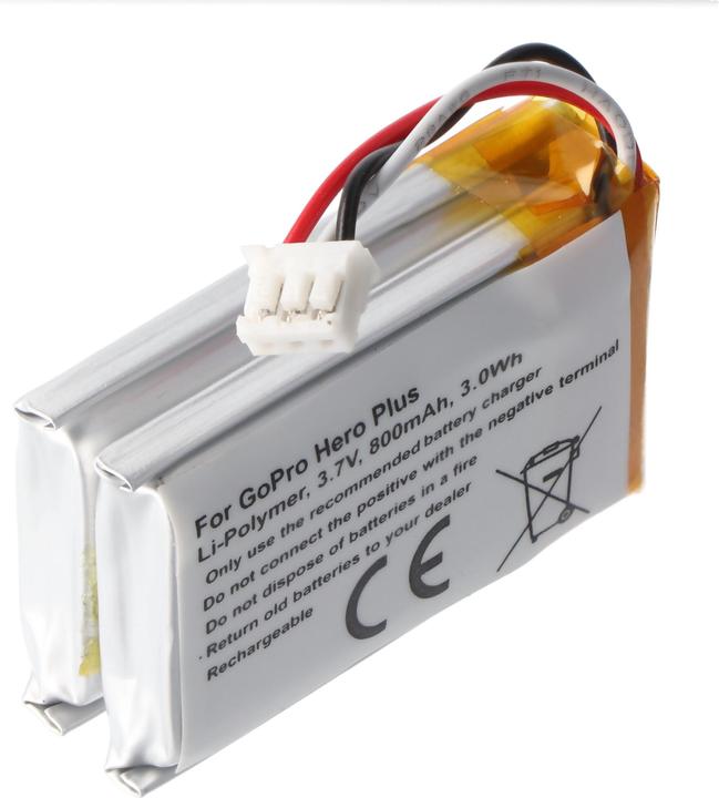 Actual product image AccuCell Akku GoPro CHDHA-301, Hero +, Hero HWBL1, Hero Plus Akku PR-062334