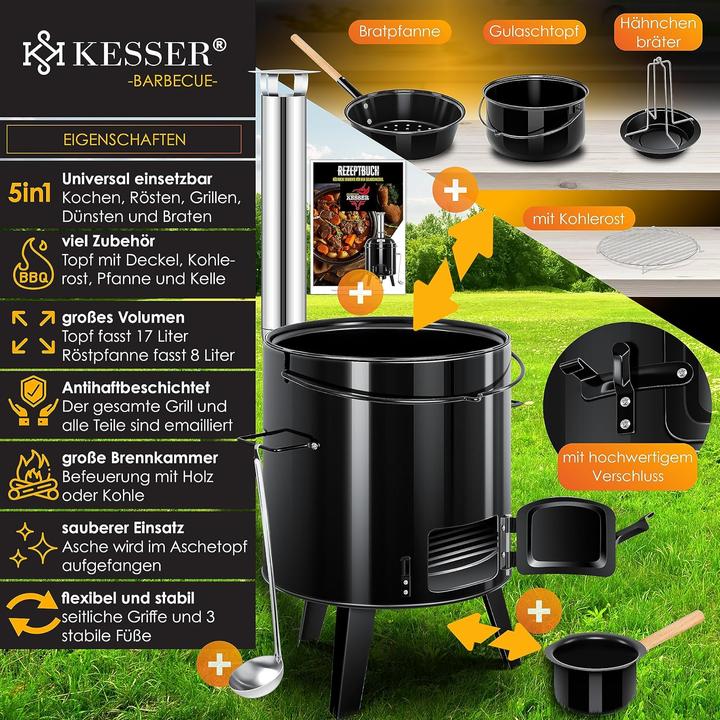 Produktbild Kesser Eintopfofen mit Grill- und Bräterfunktion