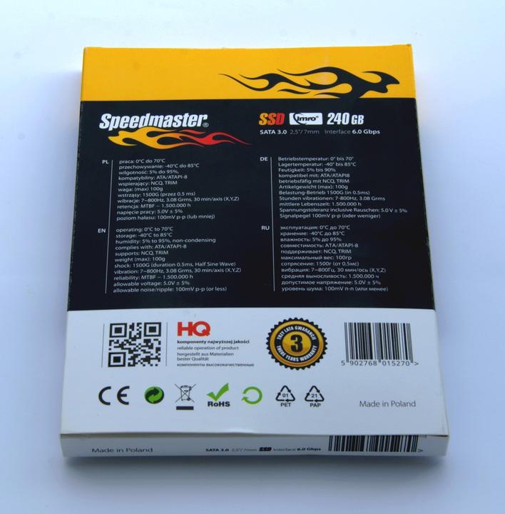Produktbild IMRO SSD Disk SATA 3.0 2,5"" 2.5" (240 GB, 2.5")