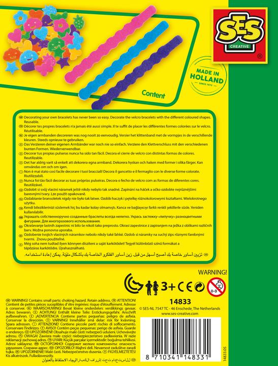Actual product image Ses Velcro wristbands