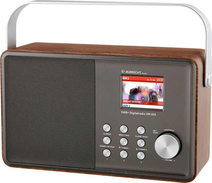 Actual product image Albrecht DR 855 (DAB+, FM, Bluetooth)