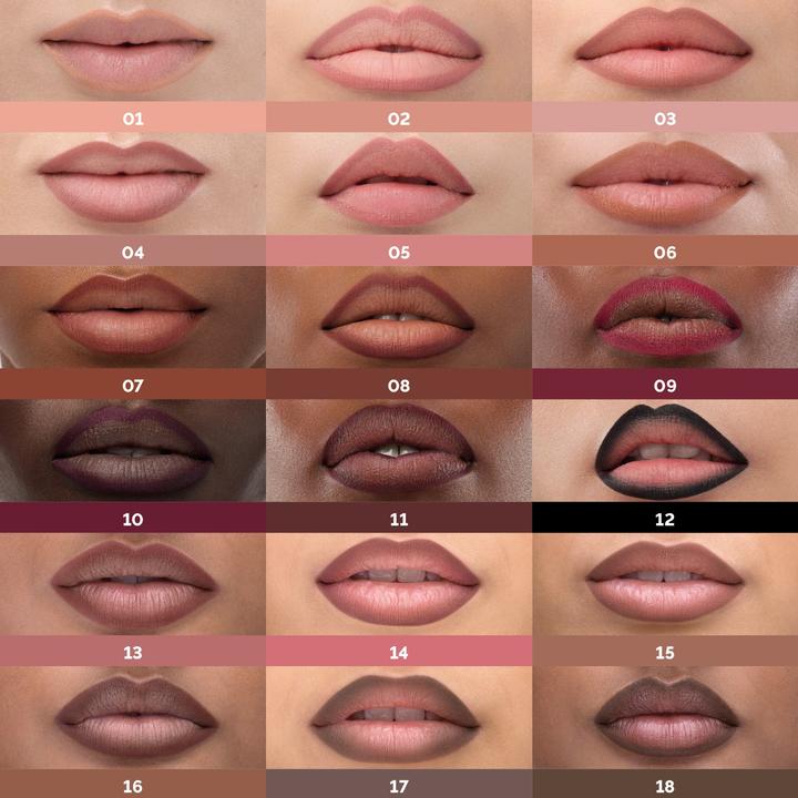 Actual product image Veralab Time Liner Lip Pencil - 07 Zephyr Medium Warm Reddish Brown (07)