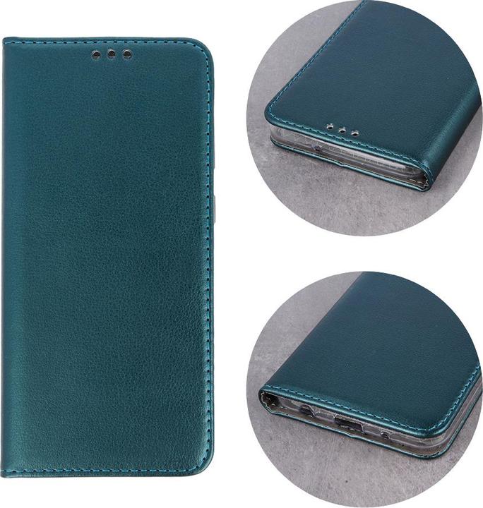 Produktbild OEM Smart Magnetic Hülle für Samsung Galaxy A12 / M12 dunkelgrün (Samsung Galaxy A12, Samsung Galaxy M12)