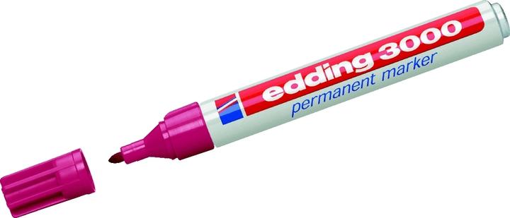 Actual product image Edding Permanent Marker 3000 (Crimson, 3 mm, 1 x)