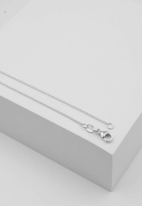 Actual product image Muau Round anchor (750/18K white gold, 60 cm)