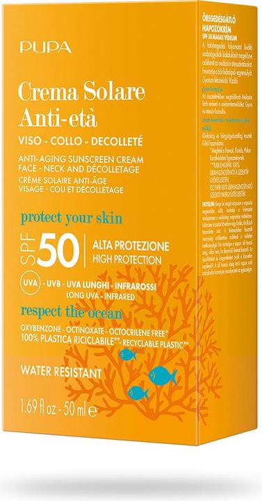 Image du produit Pupa Milano Crème solaire anti-âge (Crème solaire, SPF 50, 50 ml)