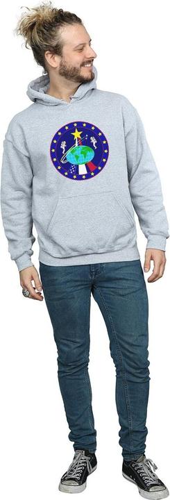 Immagine prodotto Nasa Classic Globe Astronauts Felpa con Cappuccio Uomo (L)