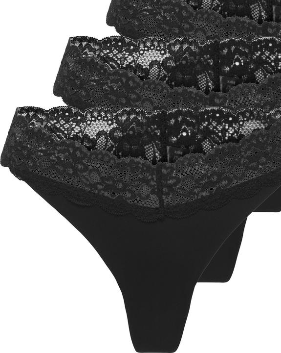 Immagine prodotto Only Onlchloe Lace S.S Thong 3-Pack Acc Noos (XS, confezione da 3)
