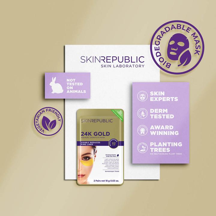 Produktbild Skin Republic Gold Aquagel Under Eye Patches