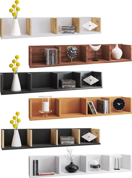 Productafbeelding VCM Houten Wandplank Honsa (15 x 97 x 17 cm)