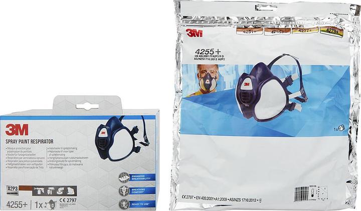 Immagine prodotto 3M Maschera spray per verniciatura 4255+ (A2P3, 1 x)
