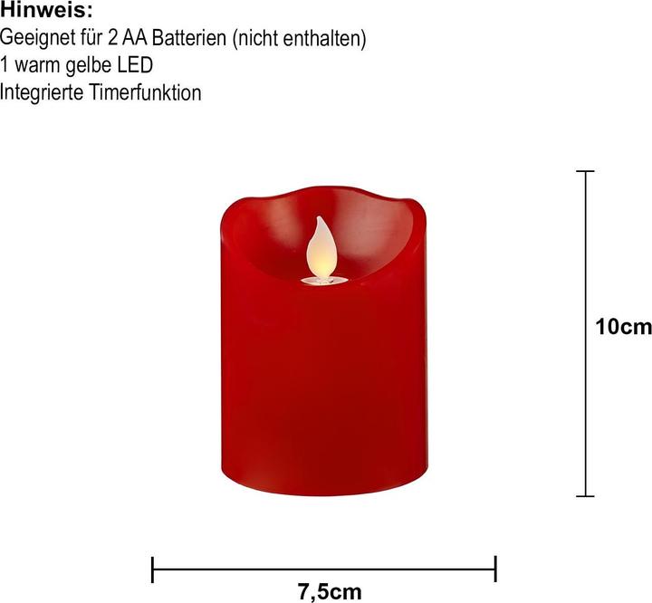 Actual product image Star Trading LED Pillar Candle M-Twinkle (1 x)