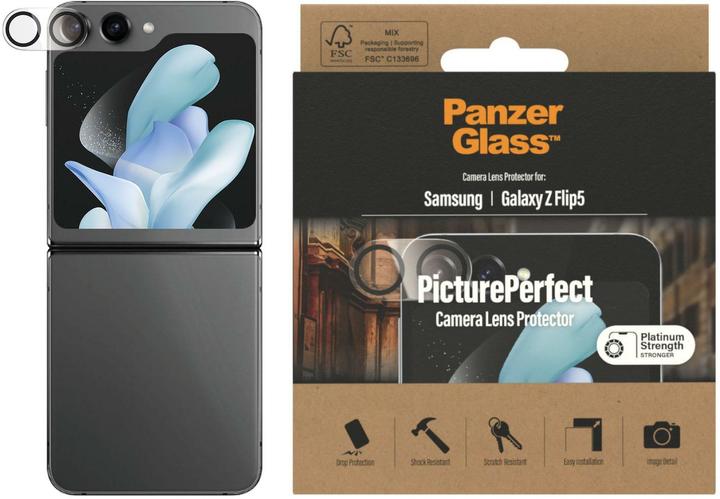 PanzerGlass PicturePerfect Camera Lens Protector Samsung Galaxy Z Flip 5 (1 Piece, Samsung Galaxy Z Flip5)