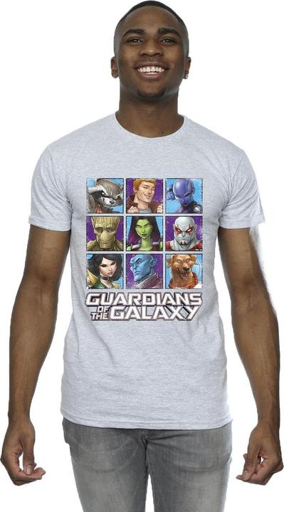 Produktbild Guardians of the Galaxy Character Squares TShirt (4XL)