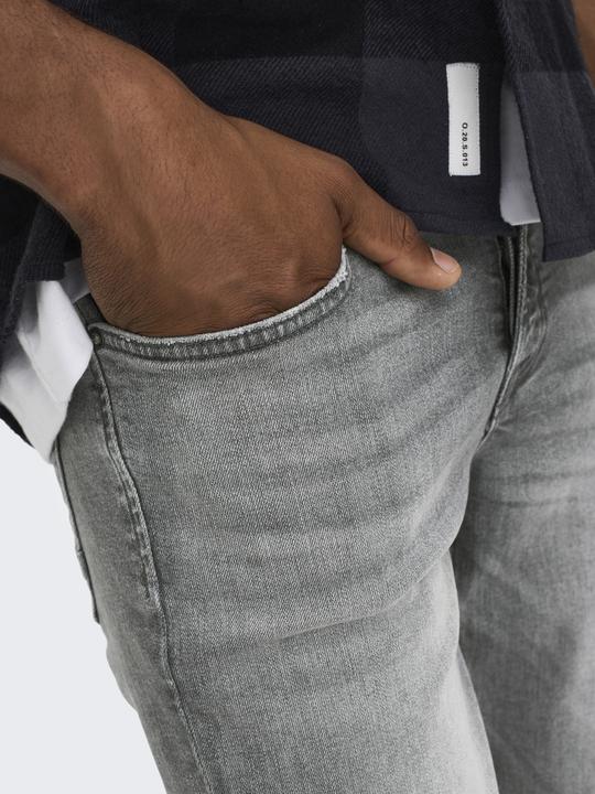 Actual product image Only & Sons ONSLOOM SLIM GREY NOOS Slim Fit Jeans (W31/L32)