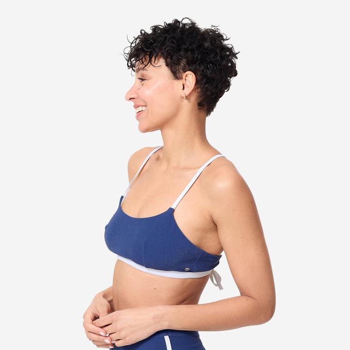 Image du produit Olaian Haut de maillot de bain surf brassière éponge Femme - Katy bleu (40, 42)