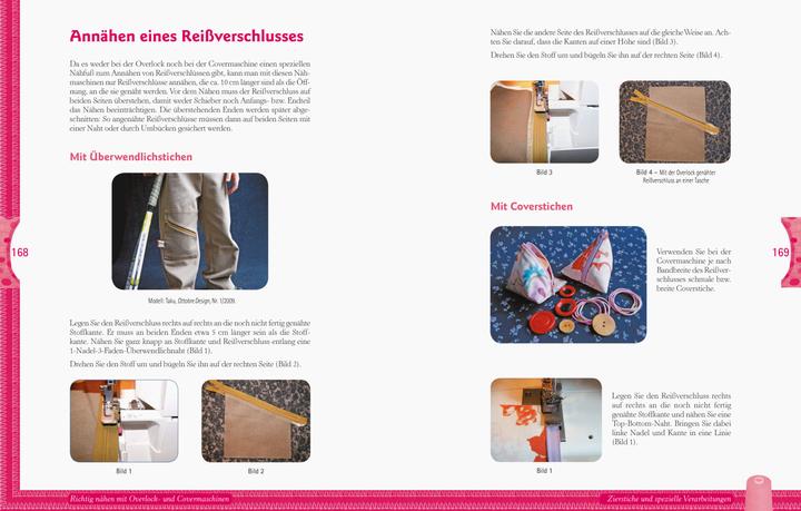 Produktbild Richtig nähen mit Overlock- und Coverlock-Maschinen (Deutsch, Christelle Beneytout, 2013)