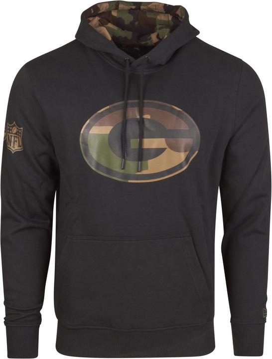 Produktbild New Era Fleece Hoody - NFL Green Bay Packers schwarz - XL (XL)