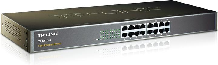 Immagine prodotto TP-Link TL-SF1016, switch a 16 porte 10/100 Mbps montato in rack (16 Porti)