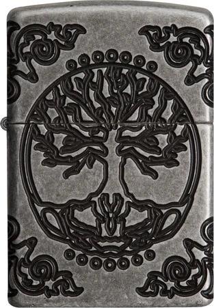 Zippo Albero della Vita in argento antico