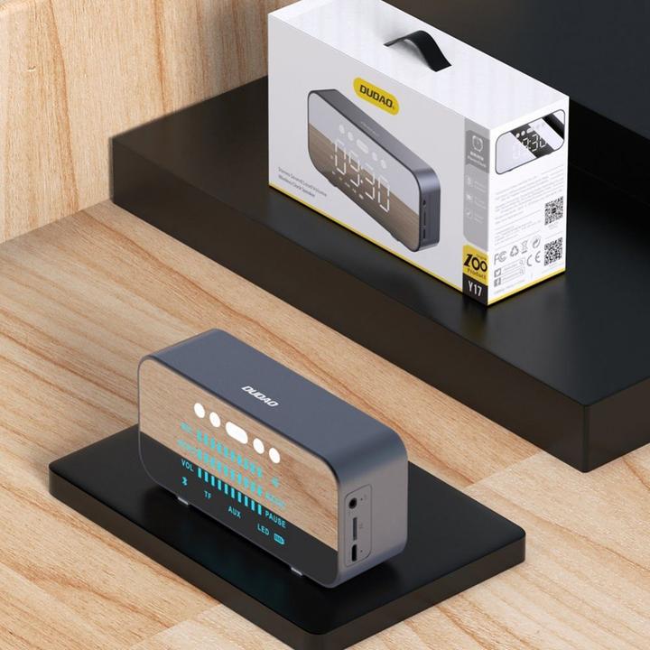 Actual product image Dudao Y17 Bluetooth watch / speaker - silver (USB power delivery)