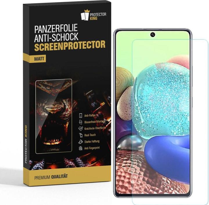 Produktbild Protectorking 3x Panzerfolie Anti-Shock matt entspiegelt (3 Stück, Samsung Galaxy A71)